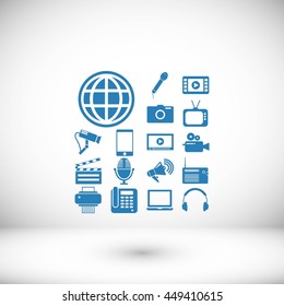 Media set icons