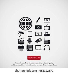 Media set icons