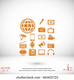 Media set icons