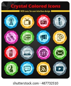 Media simply symbol for web icons and user interface