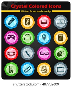 Media simply symbol for web icons and user interface