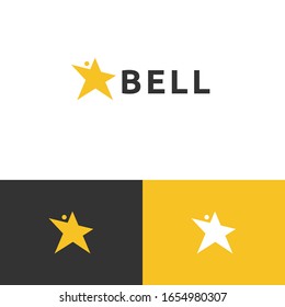 Media star logo design concept. Tech logomark illustration. Can representing play, music, news, podcast, entertainment, travel.