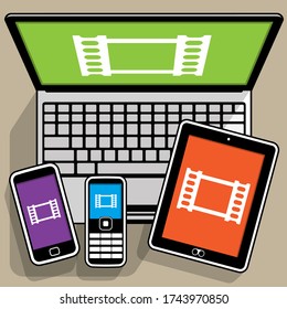 Media Streaming on Mobile Devices - Smart Phone, Feature Phone, Tablet PC and Laptop computer.