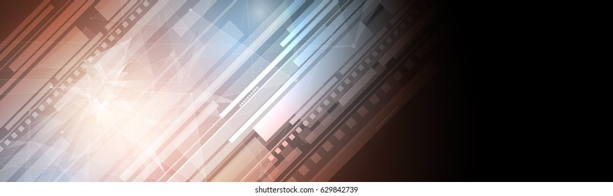 Media technology, evolution of integration in life, for business worldwide concept