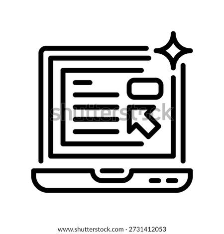 Media Training Line Icon, Outline Symbol for Interview Coaching, Professional Speaking, Public Relations Skill, Workshop Learning, and Talent Development. Vector Sign Icon.