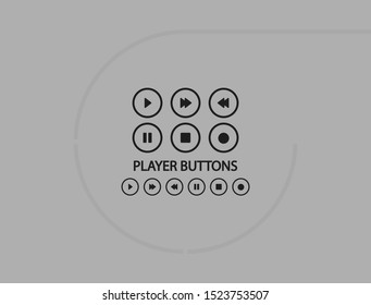 Media Vector icon . Lorem Ipsum Illustration design