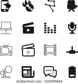 media vector icon set such as: message, satellite, disc, generation, pictogram, friendship, structure, document, bubble, choice, graphic, alkaline, estate, finger, forum, dvd, click, style, acid
