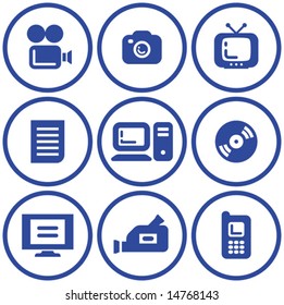 Media - Vector Icons Set