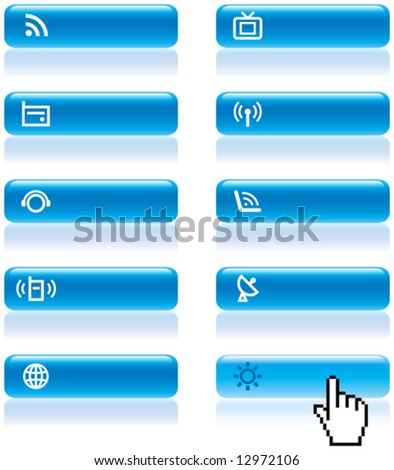 Media - Vector Icons Set. You'll find more icons like this in my portfolio