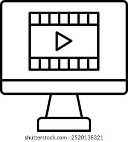 Media Vector Line Icons Design