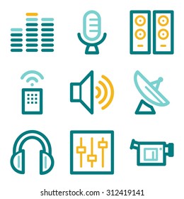 Media web icons