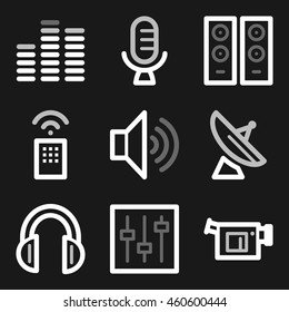 Media web icons