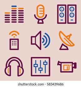Media web icons