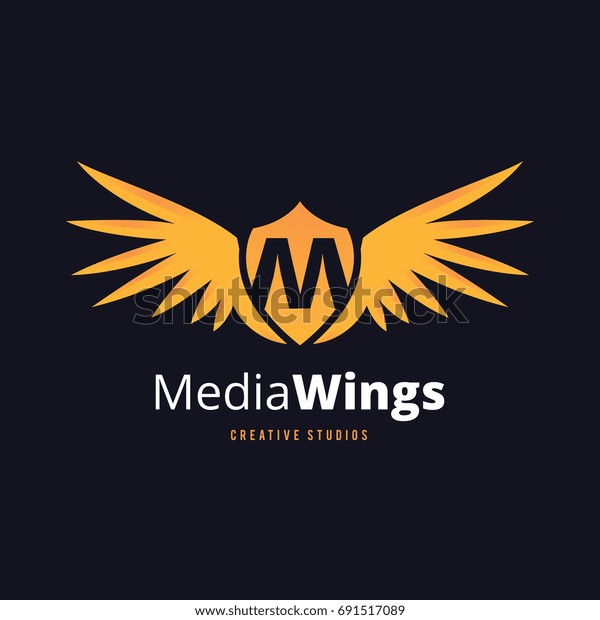 Media wing logo\
template.