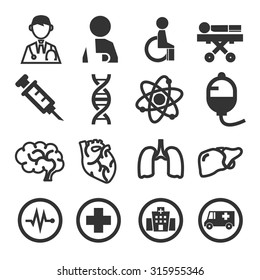 mediacal icon set