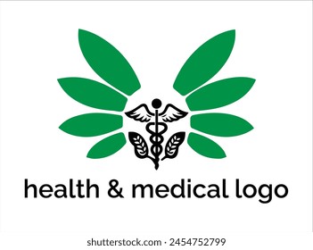 Mediacl logo design,health logo vector