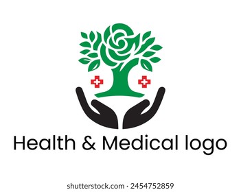 Mediacl logo design,health logo vector