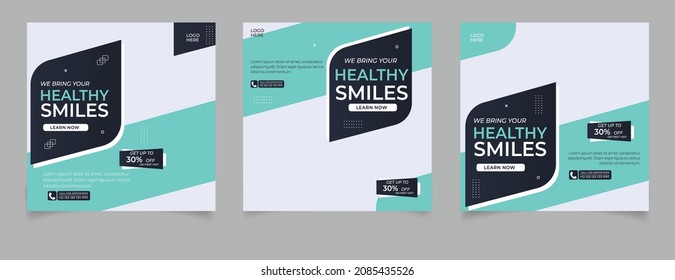 Medial Health Care Services Banner Social Media Post Template Design