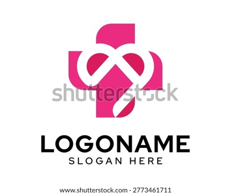 Medial Heart logo icon vector 
