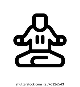 mediation line icon. Clean and minimalist vector icon for websites, mobile apps, presentations, and logos. Fully scalable and customizable for any project.