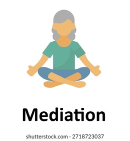 Icono de Vector de mediación que puede modificarse o editarse fácilmente

