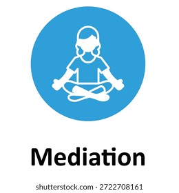 Icono de Vector de mediación que puede modificarse o editarse fácilmente
