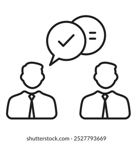 Mediator Icon, Bussines mediator, Handshake