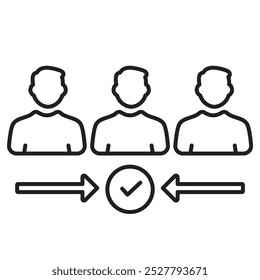 Mediator Icon, Bussines mediator, Handshake