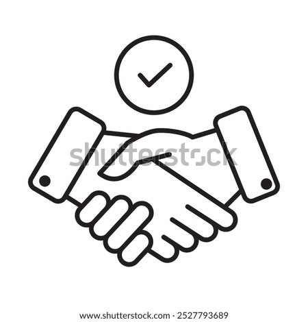 Mediator Icon, Bussines mediator, Handshake