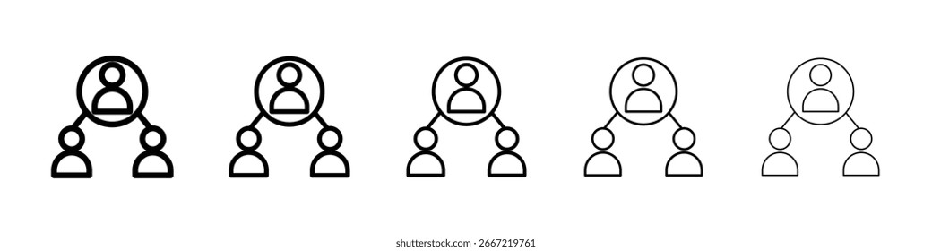 Vektorgrafik des Mediatorsymbols. EPS 10