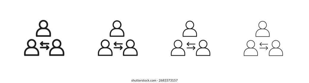 Mediator icon vector graphics. black style vector icons