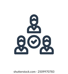 Mediator of Law Vector Icon