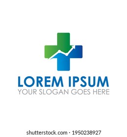 medic chart vector , medical logo