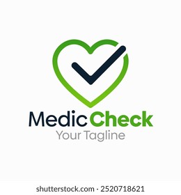 Plantilla de diseño de logotipo de Medic Check. Bueno para empresas, agencias, comunidad y Organización