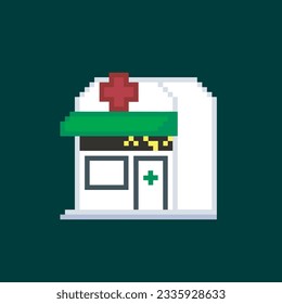 medic clinic center pixel art