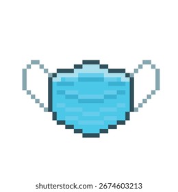 medic face mask pixel art