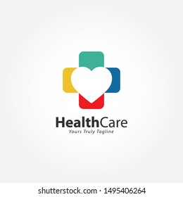 Medic Health Care Logo Template Design Vector