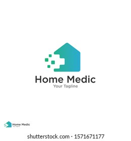 
Medic House Logo Template Design Vector