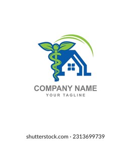 Medic House Logo Template Design Vector.EPS 10