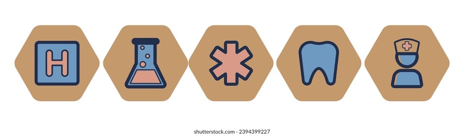 medic icon sets - eps 10