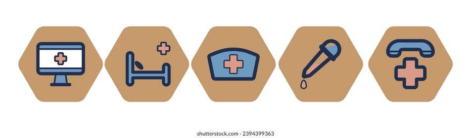 medic icon sets - eps 10