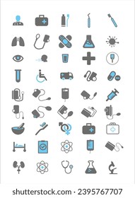 medic icon sets - eps 10