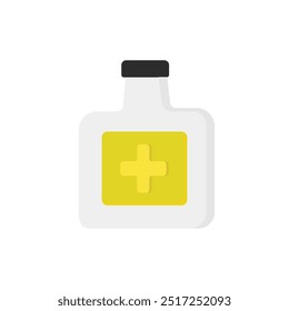 medizinischer Symbolvektor. Element Für Infografik-Design. einfacher flacher Vektor einzeln auf weißem Hintergrund