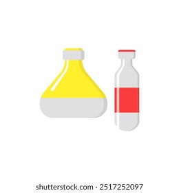 Vector de ícono médico. Elemento Para diseño de infografías. Vector plano simple aislado sobre fondo blanco