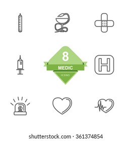 Medic Icons ( Line Icons )