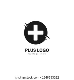 Medic logo template design. Medic logo with modern frame isolated on white background
