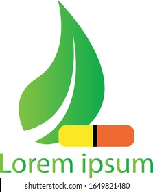 Medic Organic Logo Vector Deisgn