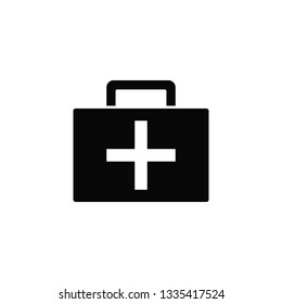 Medic suitcase, icon. Element of simple icon for websites, web design, mobile app, infographics. Thick line icon for website design and development, app development