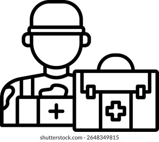 Icono de Vector médico. Se puede utilizar para aplicaciones de impresión, móviles y de Web.