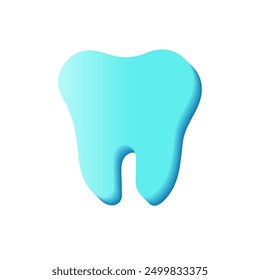  Medical 3D Icon Teeth.Healthcare, Medicine. 
 Dentistry, orthodontist.